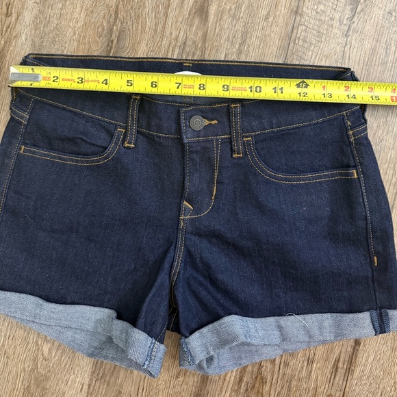 Old Navy • Dark Wash Cuffed Denim Shorts - Picture 5 of 9